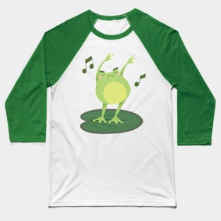 Angry Dance Froggie Baseball T-Shirt